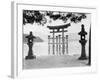 Torii Gate in Water-null-Framed Photographic Print