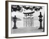 Torii Gate in Water-null-Framed Photographic Print