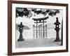 Torii Gate in Water-null-Framed Photographic Print