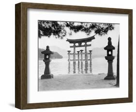 Torii Gate in Water-null-Framed Photographic Print