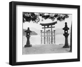 Torii Gate in Water-null-Framed Photographic Print