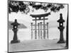 Torii Gate in Water-null-Mounted Photographic Print