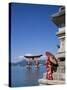 Torii Gate, Itsukushima Shrine, Miyajima Island, Honshu, Japan-null-Stretched Canvas