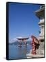 Torii Gate, Itsukushima Shrine, Miyajima Island, Honshu, Japan-null-Framed Stretched Canvas