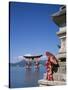 Torii Gate, Itsukushima Shrine, Miyajima Island, Honshu, Japan-null-Stretched Canvas