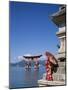 Torii Gate, Itsukushima Shrine, Miyajima Island, Honshu, Japan-null-Mounted Premium Photographic Print