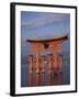 Torii Gate, Itsukushima Shrine, Miyajima Island, Honshu, Japan-null-Framed Photographic Print