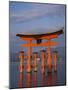 Torii Gate, Itsukushima Shrine, Miyajima Island, Honshu, Japan-null-Mounted Photographic Print