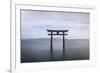 Torii Gate, Lake Biwa, Takashima, Shiga, Japan-Peter Adams-Framed Photographic Print