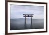 Torii Gate, Lake Biwa, Takashima, Shiga, Japan-Peter Adams-Framed Photographic Print