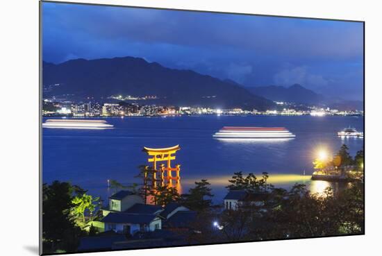 Torii Gate of Itsukushima Jinja Shinto Shrine, Miyajima Island, Hiroshima Prefecture-Christian Kober-Mounted Photographic Print