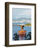 Torii Gate of Itsukushima Jinja Shinto Shrine, Miyajima Island, Hiroshima Prefecture-Christian Kober-Framed Photographic Print