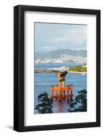 Torii Gate of Itsukushima Jinja Shinto Shrine, Miyajima Island, Hiroshima Prefecture-Christian Kober-Framed Photographic Print