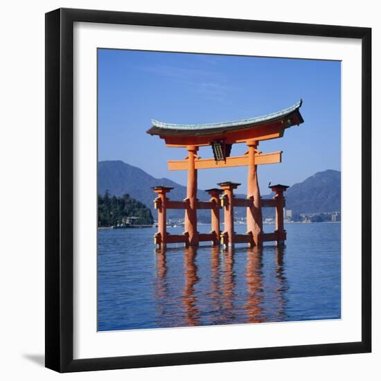 Torii Gate Shrine, (Itsukushima-Jingu Miya Jima), Japan-Christopher Rennie-Framed Photographic Print