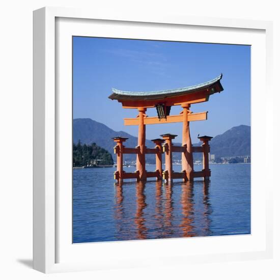 Torii Gate Shrine, (Itsukushima-Jingu Miya Jima), Japan-Christopher Rennie-Framed Photographic Print