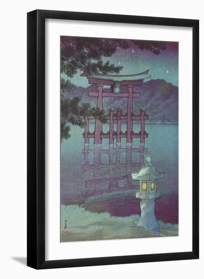 Torii Gate-null-Framed Art Print