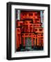 Torii Gates at Fushimi Inari Shrine, Japan, Kyoto-Murat Taner-Framed Photographic Print