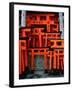 Torii Gates at Fushimi Inari Shrine, Japan, Kyoto-Murat Taner-Framed Photographic Print