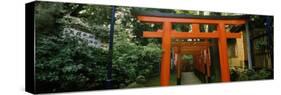 Torii Gates in a Park, Ueno Park, Taito, Tokyo Prefecture, Kanto Region, Japan-null-Stretched Canvas