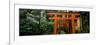 Torii Gates in a Park, Ueno Park, Taito, Tokyo Prefecture, Kanto Region, Japan-null-Framed Photographic Print