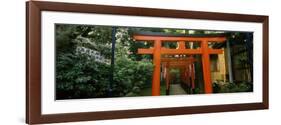 Torii Gates in a Park, Ueno Park, Taito, Tokyo Prefecture, Kanto Region, Japan-null-Framed Photographic Print