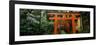 Torii Gates in a Park, Ueno Park, Taito, Tokyo Prefecture, Kanto Region, Japan-null-Framed Photographic Print