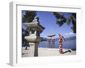 Torii Itsukushima Shrine, Miyajima Island, Japan-null-Framed Premium Photographic Print