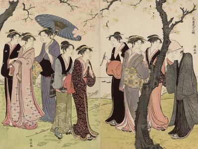 The Third Month (Sangatsu), from the Series Twelve Months in the South (Minami Juni Ko), C.1784