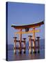 Torii of Itsukushima, Miyajima, Japan-null-Stretched Canvas