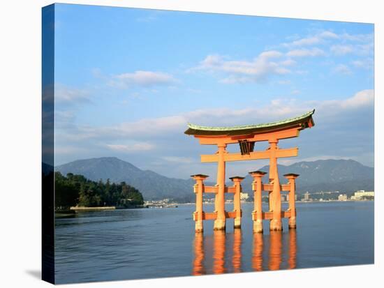 Torii of Itsukushima, Miyajima, Japan-null-Stretched Canvas