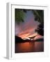 Torii Shrine Gate in the Sea, Miyajima Island, Honshu, Japan-Christian Kober-Framed Photographic Print