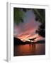 Torii Shrine Gate in the Sea, Miyajima Island, Honshu, Japan-Christian Kober-Framed Photographic Print