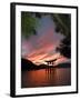 Torii Shrine Gate in the Sea, Miyajima Island, Honshu, Japan-Christian Kober-Framed Photographic Print