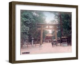 Torii, Shrine Gate, Nishigamo, Kyoto, Japan-null-Framed Giclee Print