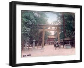 Torii, Shrine Gate, Nishigamo, Kyoto, Japan-null-Framed Giclee Print
