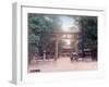 Torii, Shrine Gate, Nishigamo, Kyoto, Japan-null-Framed Giclee Print