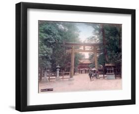 Torii, Shrine Gate, Nishigamo, Kyoto, Japan-null-Framed Giclee Print