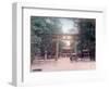 Torii, Shrine Gate, Nishigamo, Kyoto, Japan-null-Framed Giclee Print