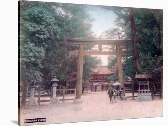 Torii, Shrine Gate, Nishigamo, Kyoto, Japan-null-Stretched Canvas