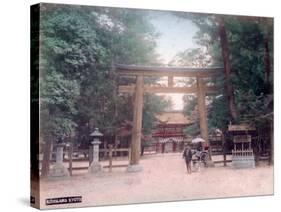 Torii, Shrine Gate, Nishigamo, Kyoto, Japan-null-Stretched Canvas