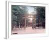 Torii, Shrine Gate, Nishigamo, Kyoto, Japan-null-Framed Giclee Print