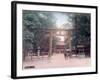 Torii, Shrine Gate, Nishigamo, Kyoto, Japan-null-Framed Giclee Print