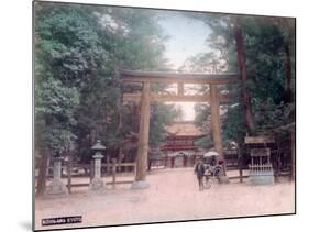 Torii, Shrine Gate, Nishigamo, Kyoto, Japan-null-Mounted Giclee Print