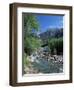 Torla, the River Ara and Mondarruego, Huesca, Pyrenees, Aragon, Spain-Ruth Tomlinson-Framed Photographic Print