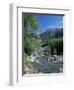 Torla, the River Ara and Mondarruego, Huesca, Pyrenees, Aragon, Spain-Ruth Tomlinson-Framed Photographic Print