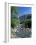 Torla, the River Ara and Mondarruego, Huesca, Pyrenees, Aragon, Spain-Ruth Tomlinson-Framed Photographic Print