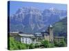 Torla, Village Perched on Hilltop Beneath Mondarruego, Huesca (Pyrenees), Aragon, Spain, Europe-Ruth Tomlinson-Stretched Canvas