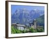 Torla, Village Perched on Hilltop Beneath Mondarruego, Huesca (Pyrenees), Aragon, Spain, Europe-Ruth Tomlinson-Framed Photographic Print