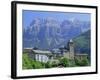 Torla, Village Perched on Hilltop Beneath Mondarruego, Huesca (Pyrenees), Aragon, Spain, Europe-Ruth Tomlinson-Framed Photographic Print