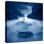 Tormenta en ixtapa Blue-Moises Levy-Stretched Canvas